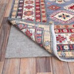 5'1"x7',Flint Gray,All Over Floral Design,Hand Knotted ,Vegetal Dyes ,Organic Wool, Oriental Rug - Image 3