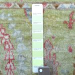 4'1"x5'9" Colorful Willow and Cypress Tree Design Organic Wool Hand Knotted  Oriental Rug - Image 3