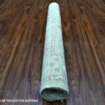 4'1"x5'9" Colorful Willow and Cypress Tree Design Organic Wool Hand Knotted  Oriental Rug - Image 4
