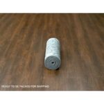 2'6"x11'8" Mist Gray, Karajeh and Geometric Design, Pure Wool, Hand Knotted, Oriental, Runner Rug Sh10071 - Image 6