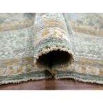 10'x14'3" Spanish Gray with Gold, Mamluk Design Pre Historic 14th Century Influence, Vegetable Dyes, Organic Wool, Hand Knotted, Oriental Rug Sh76130 - Image 5