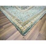 10'x14'3" Spanish Gray with Gold, Mamluk Design Pre Historic 14th Century Influence, Vegetable Dyes, Organic Wool, Hand Knotted, Oriental Rug Sh76130 - Image 6