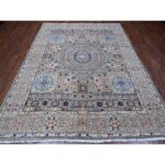 7'10"x10' Coventry Gray, Pre Historic Mamluk Design, Organic Wool, Natural Dyes, Hand Knotted Fine Aryana Oriental Rug Sh88728 - Image 2