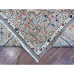 7'10"x10' Coventry Gray, Pre Historic Mamluk Design, Organic Wool, Natural Dyes, Hand Knotted Fine Aryana Oriental Rug Sh88728 - Image 6
