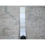 9'x11'8" Titan White, Afghan Angora Oushak, Hand Knotted With Wool Weft, Vegetable Dyes With Village Floral Elements All Over Design, Oriental Rug Sh89171 - Image 7