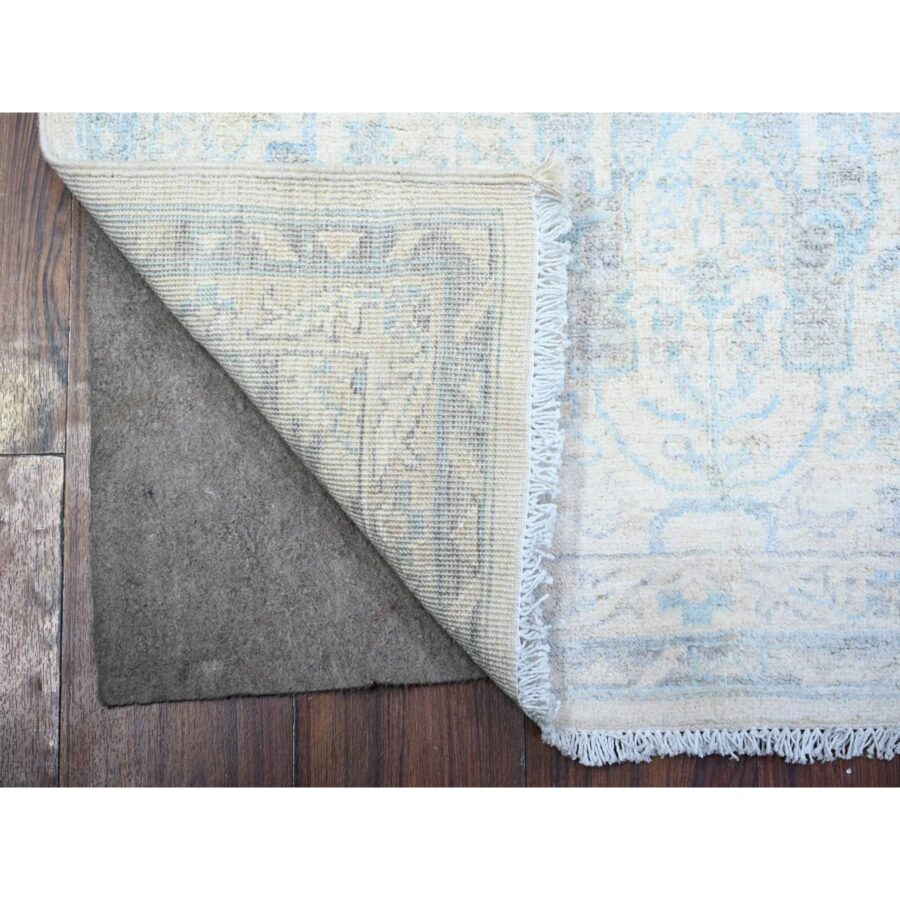 3'x5' Lexicon Ivory, Extra Soft Wool, Hand Knotted, Natural Dyes Finer Peshawar with All Over Pattern, Oriental Rug Sh74960 - Image 2